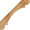 Ekena Millwork 4"W x 42"D x 42"H Olympic Rough Sawn Knee Brace, Western Red Cedar BRC04X42X42OLY00RWR - alternate 3